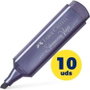 Faber Castell Textliner 46 Marcador Metálico Violeta (Set de 10)